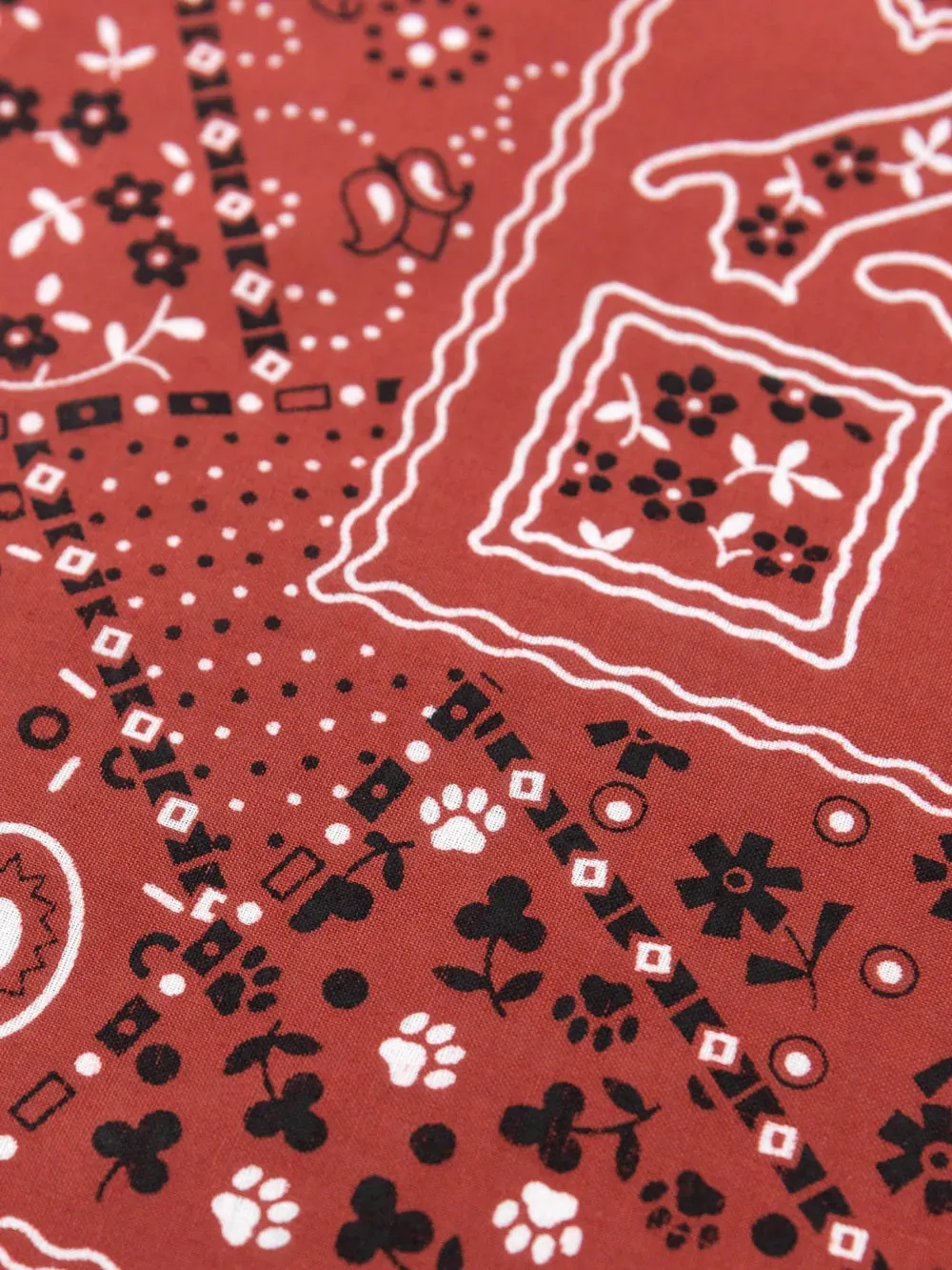 TCB Two Cats Bandana - Red sold by Private & Co. product image thumbnail 2