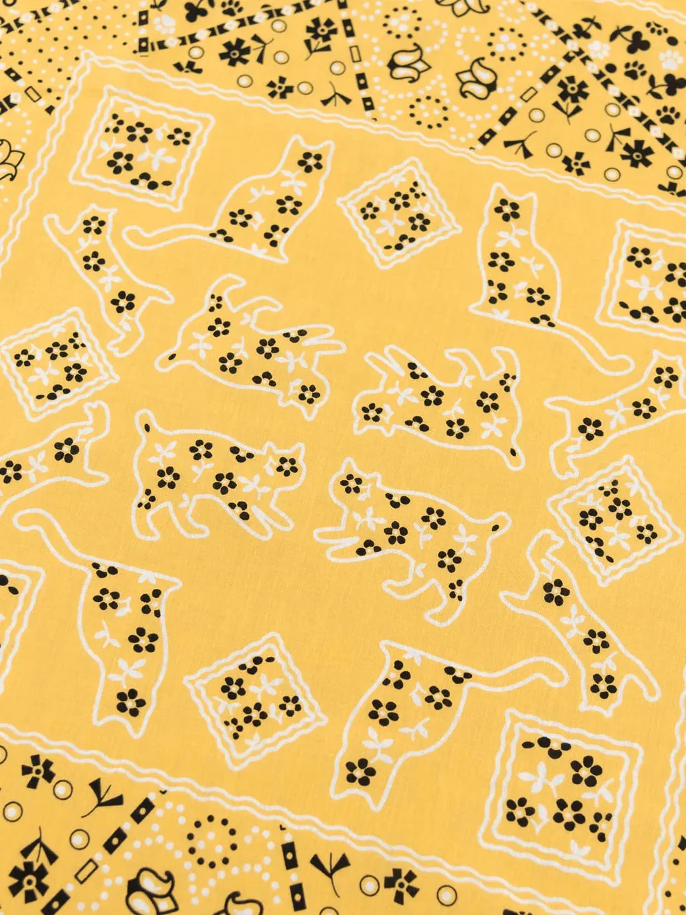 TCB Two Cats Bandana - Yellow sold by Private & Co. product image thumbnail 3