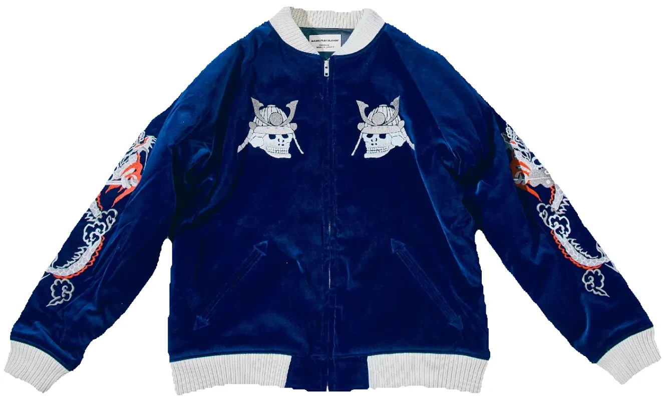 Samurai - Velveteen "Sukajan" Souvenir Jacket [SJSKJ25] sold by Private & Co.