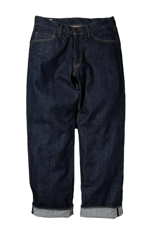 Big John - Yoshi Denim Wild Duck 13.5oz Wide Straight Jeans [M1011RC-001] sold by Private & Co.