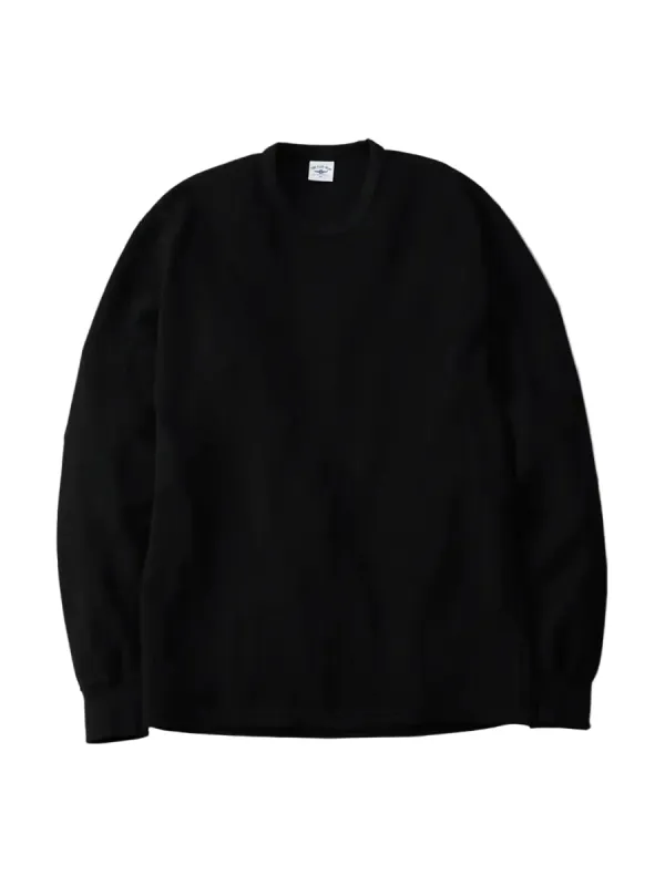 The Flat Head - Thermal Long sleeve Black [FN-THL-101] ON PREORDER* sold by Private & Co.