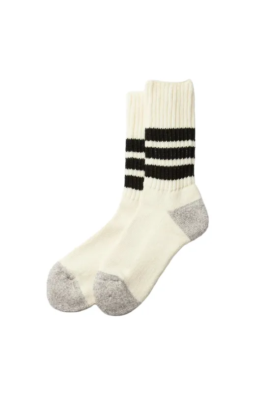 Rototo - Organic Coarse Ribbed Oldschool Crew Socks [R1255] sold by Private & Co.
