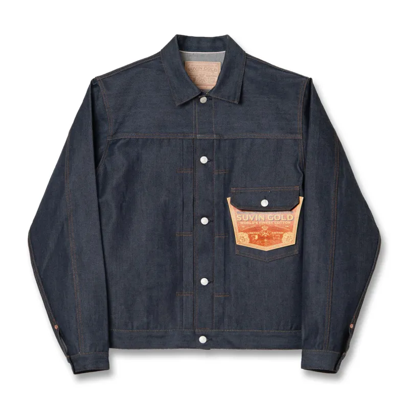 Studio D'Artisan - Suvin Gold Type I Denim Jacket [D4646] sold by Private & Co.