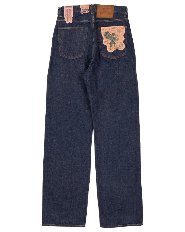 Indigofera - Women's Rosalyn 70's Selvedge Jeans Shiroyama Rinse sold by Private & Co.