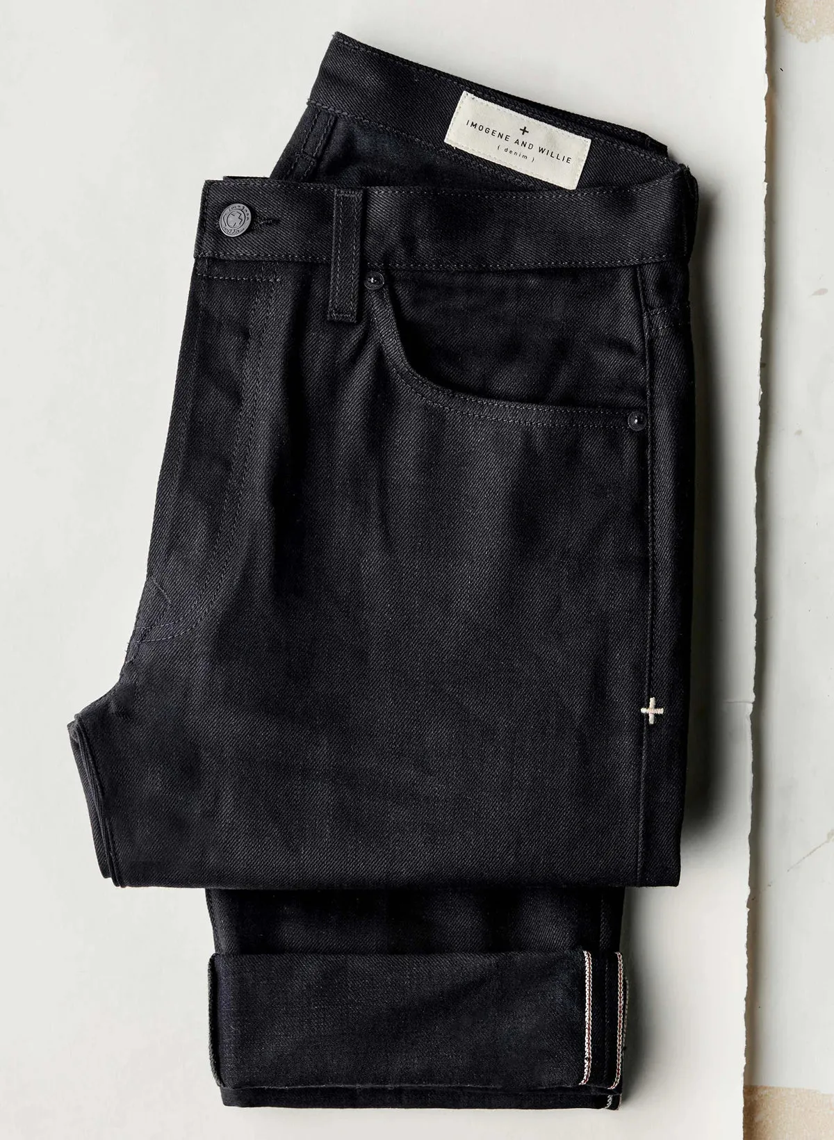 Imogene + Willie - Willie Black Rigid JP Selvedge Jeans sold by Private & Co.