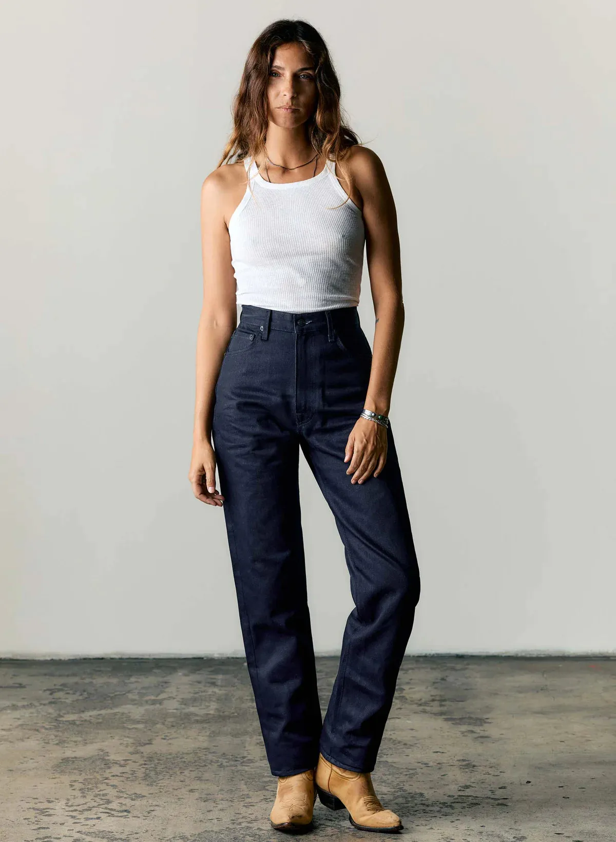 Imogene + Willie - Women's Catherine Indigo Rigid Denim Selvedge Jeans sold by Private & Co.