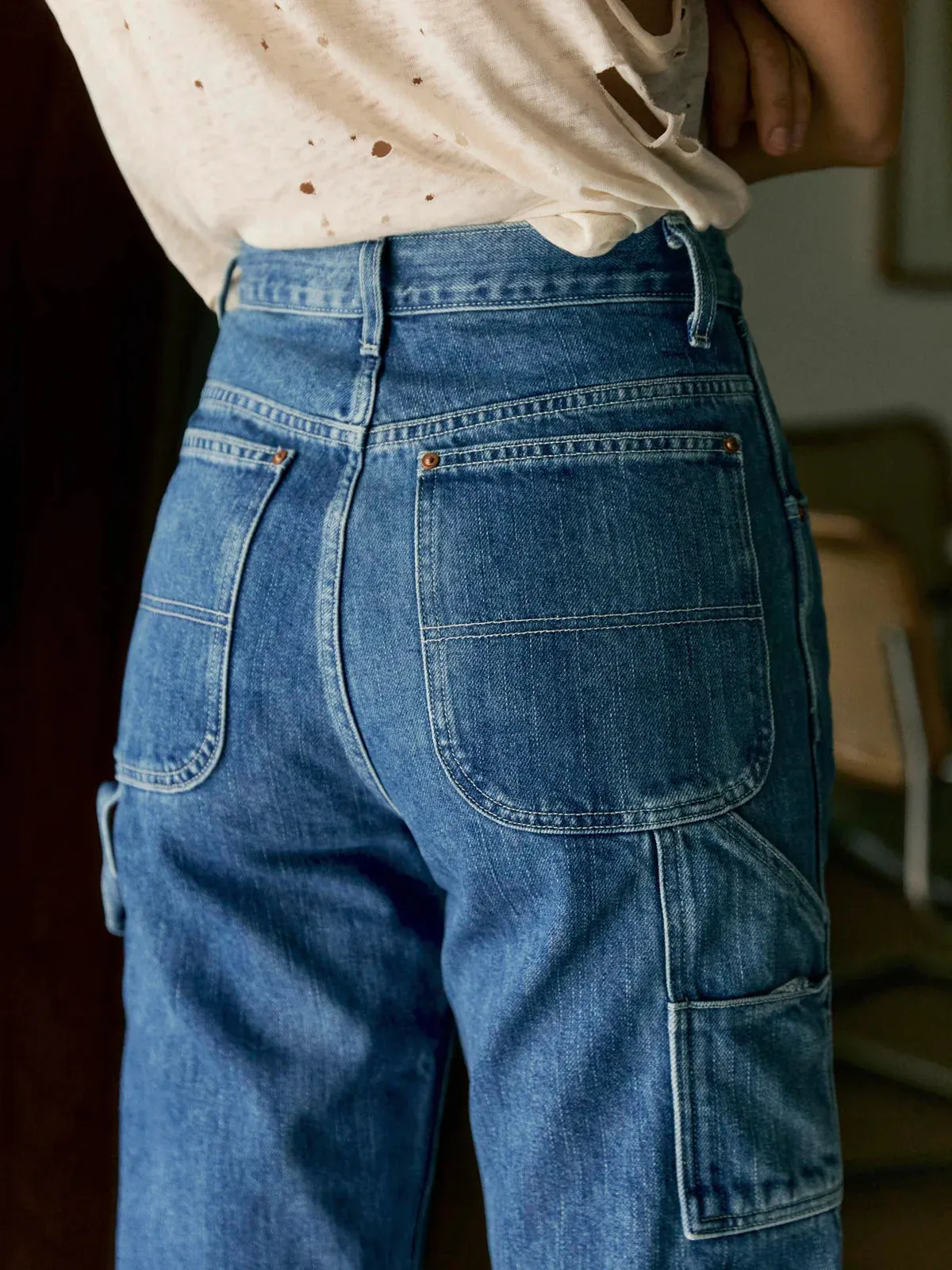 Imogene + Willie - Women's Augusta Natural Indigo Selvedge Jeans sold by Private & Co. product image thumbnail 3