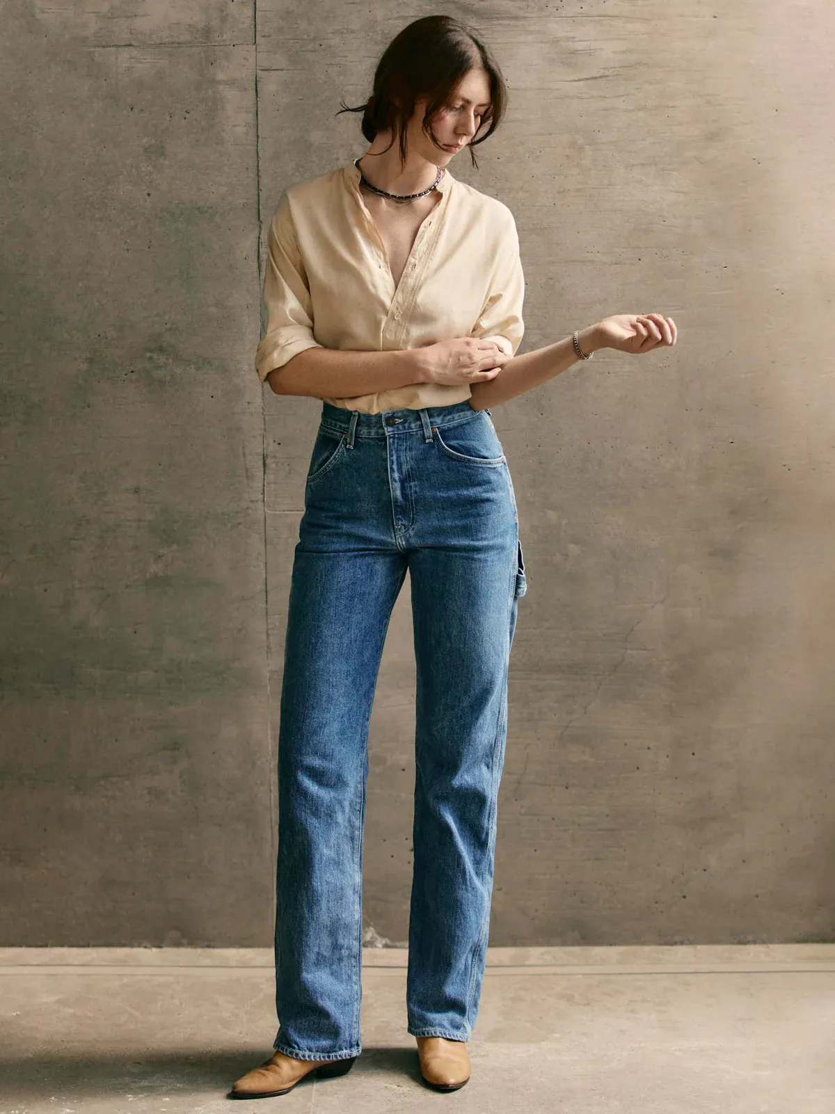 Imogene + Willie - Women's Augusta Natural Indigo Selvedge Jeans sold by Private & Co. product image thumbnail 4