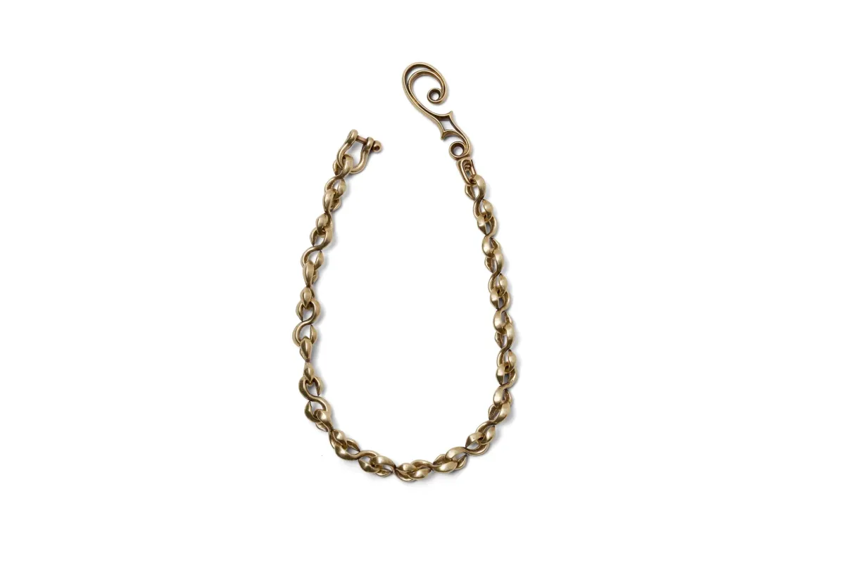 Accel - F-Hole S-Kan Brass Wallet Chain [IPC-01] made by Private & Co.