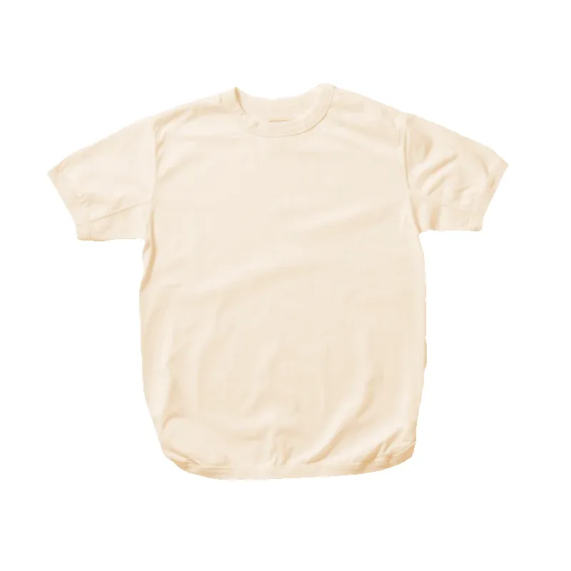 FULLCOUNT - Flat Seam T-Shirt Ecru [5222-23] made by Full Count