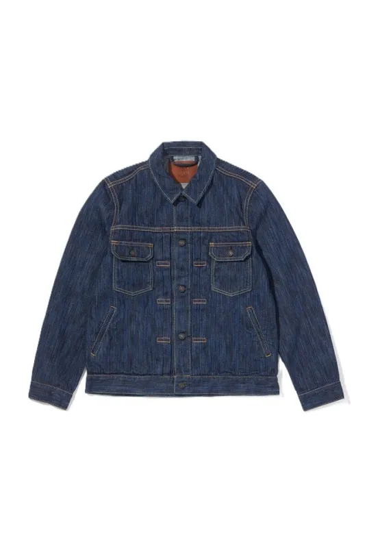 Pure Blue Japan Waterfall Denim Type 2 Jacket [6225-D] ON PREORDER* made by Private & Co.