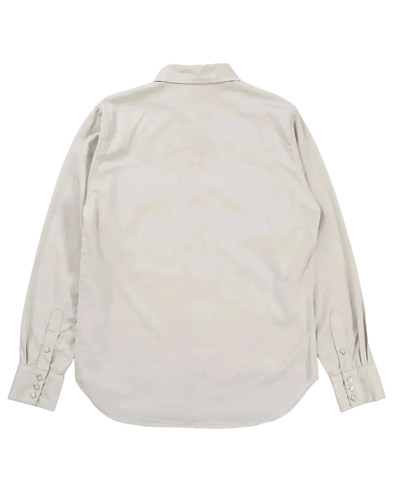 Indigofera - Buster Twill Grey Western Shirt sold by Private & Co. product image thumbnail 2