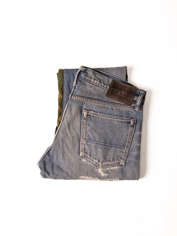 Fabric Brand - Light Washed Camo Jeans made by Private & Co.