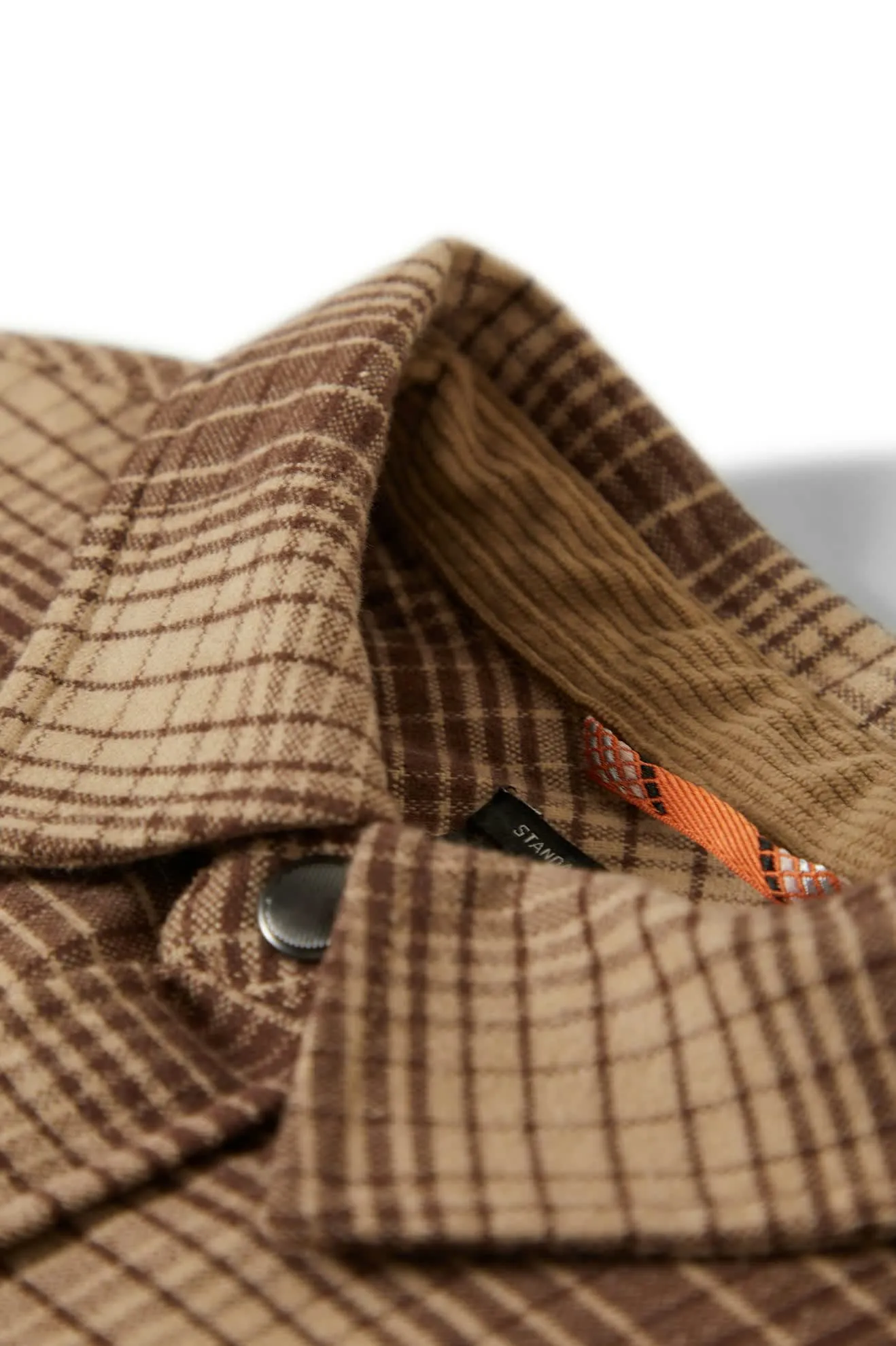 Brixton Men's Builders Bowery STR Water Resistant Flannel - Pine Needle/ Sunbaked 01430 sold by Railcar product image thumbnail 2
