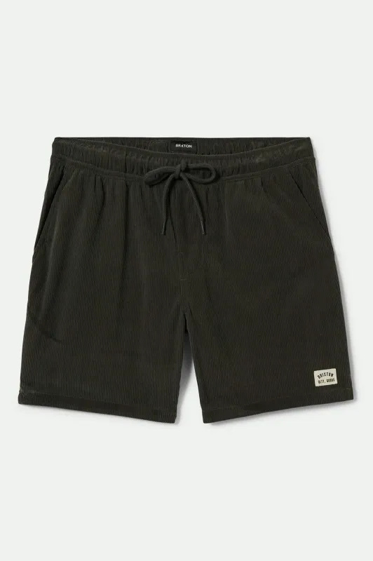 Brixton Everyday Corduroy - Washed Black (30003) sold by Railcar