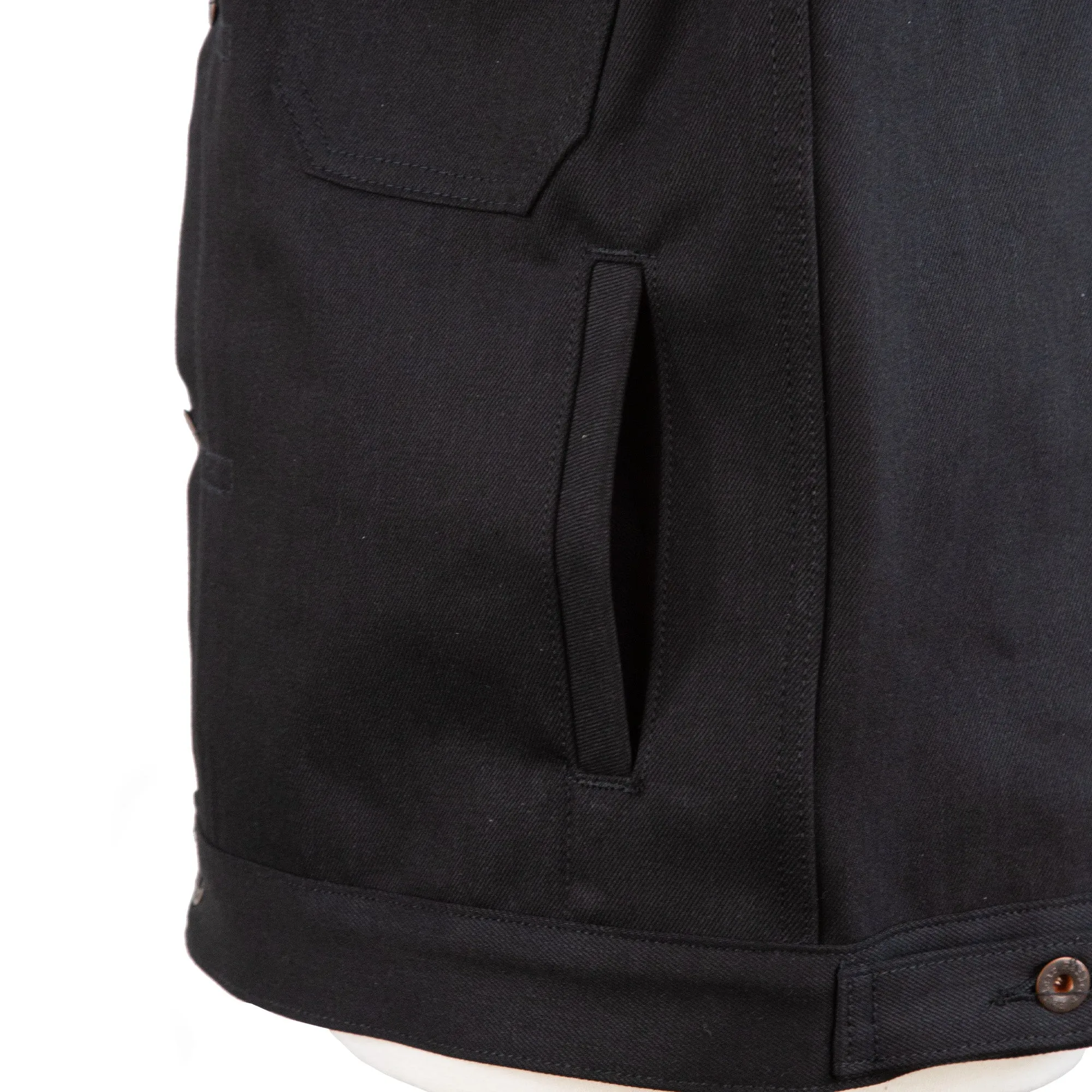 Type 2 X111 13.5 Oz Double Black Selvedge Jacket sold by Railcar product image thumbnail 4