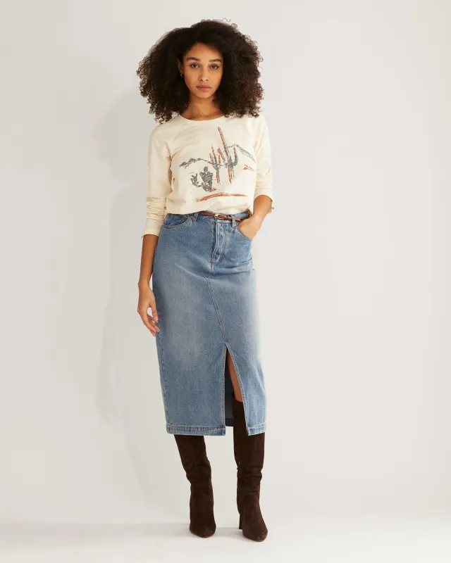 Pendleton Women's Long-Sleeve Western Graphic Tee sold by Railcar