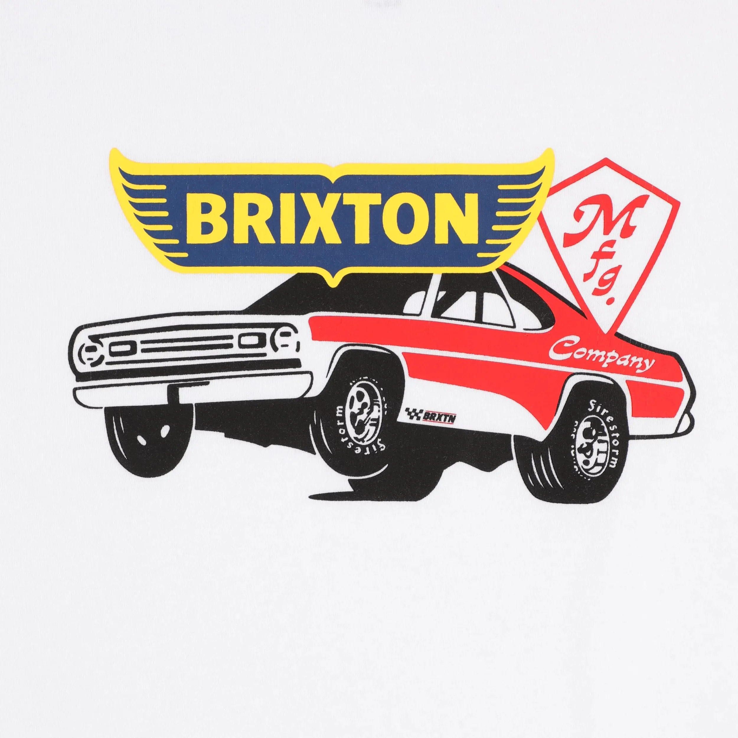 Brixton Men's Barona S/S White sold by Railcar product image thumbnail 2