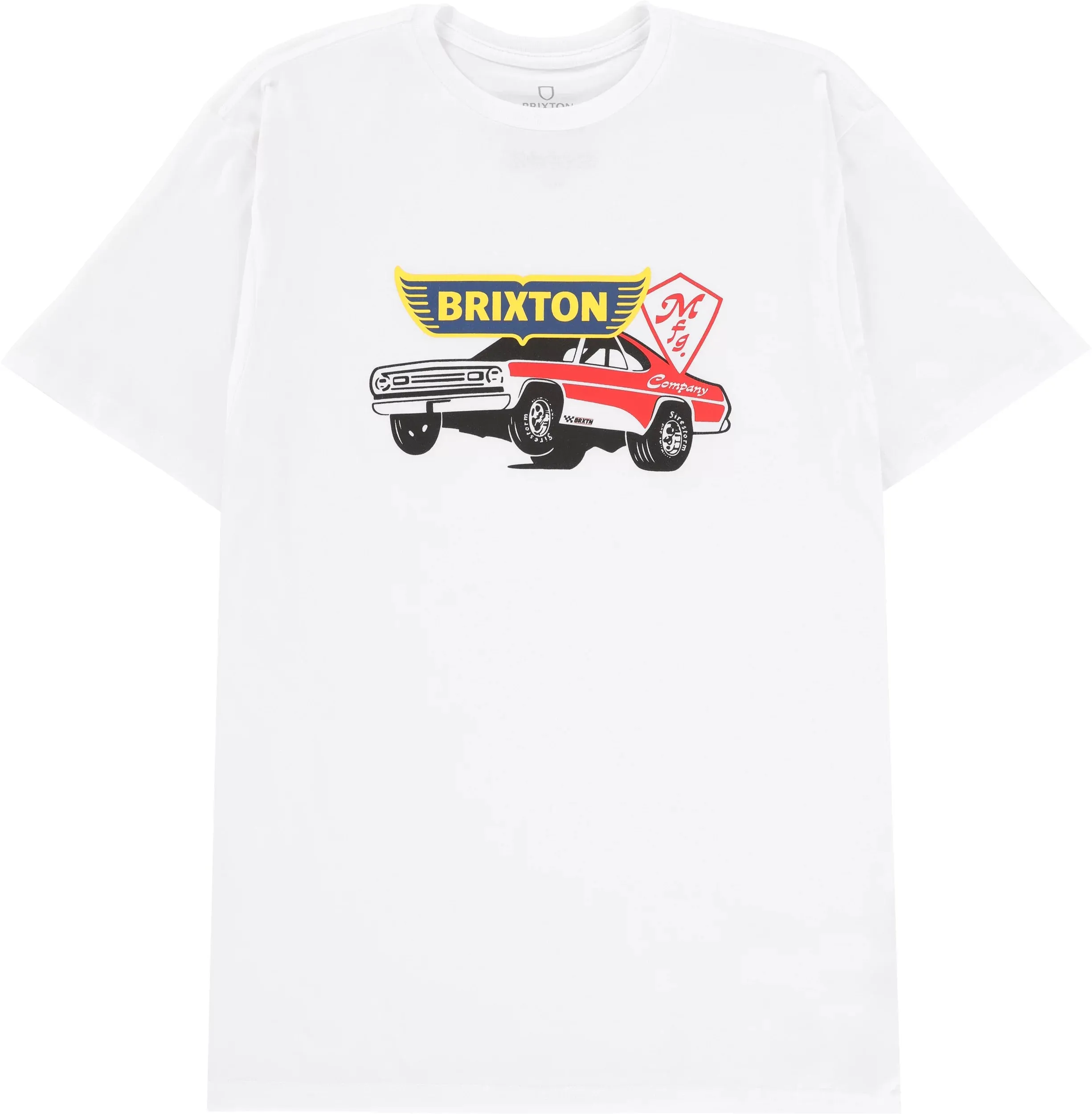 Brixton Men's Barona S/S White sold by Railcar