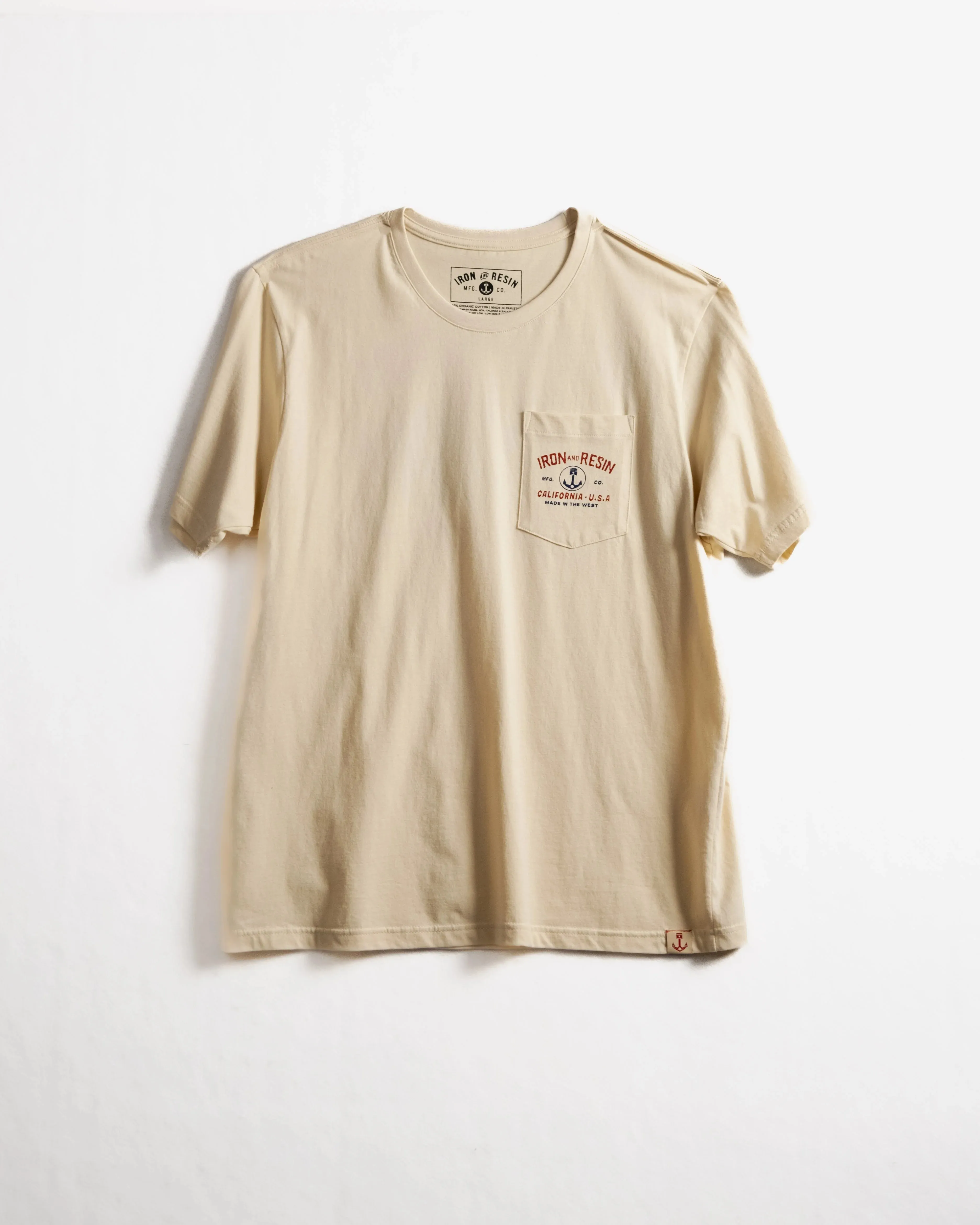 Men's Shop Bench Tee - Natural (103611) sold by Railcar