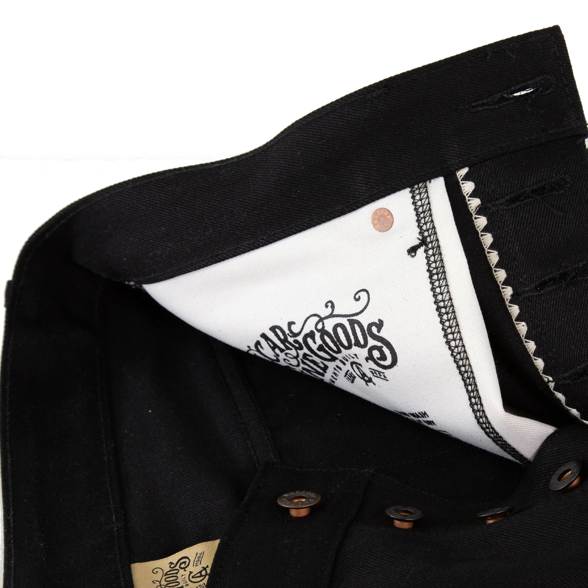 Rebels X111 Modern Straight Leg 13.5 Oz Double Black Selvedge sold by Railcar product image thumbnail 4