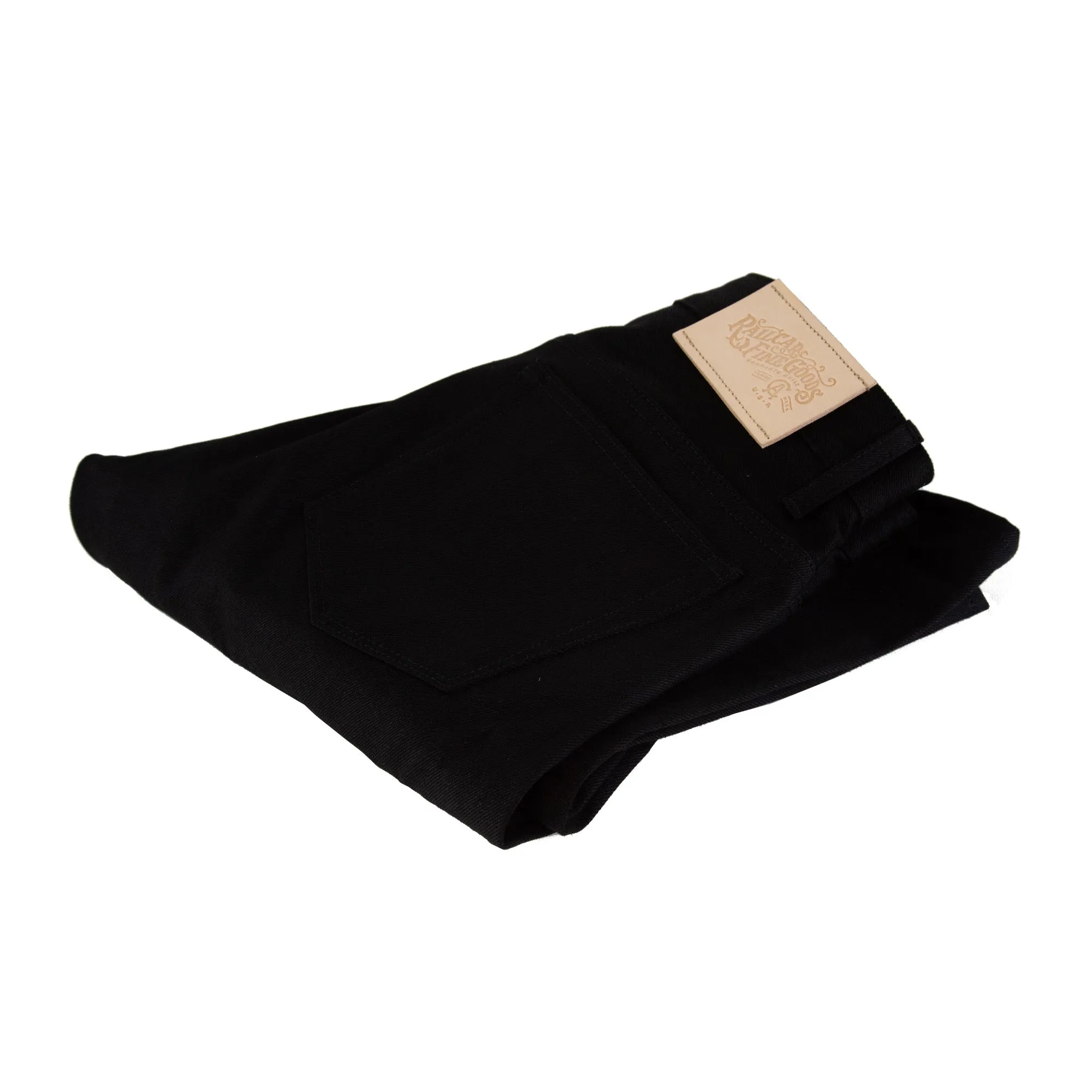 Rebels X111 Modern Straight Leg 13.5 Oz Double Black Selvedge sold by Railcar product image thumbnail 5