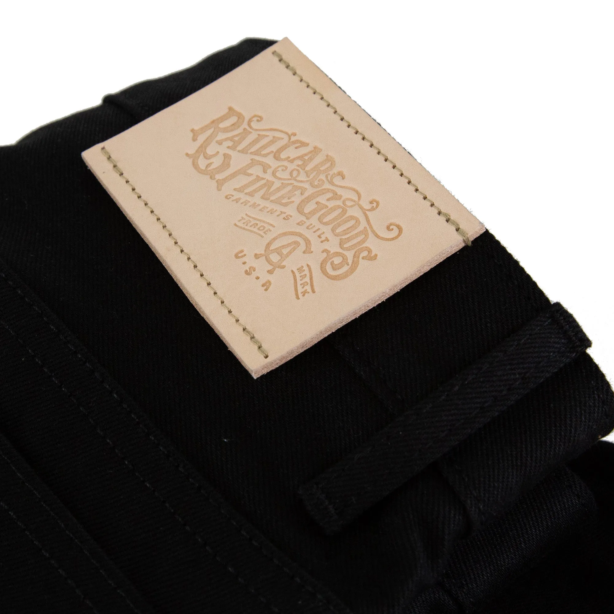 Rebels X111 Modern Straight Leg 13.5 Oz Double Black Selvedge sold by Railcar product image thumbnail 3