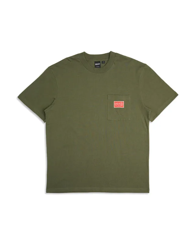 Deus Ex Machina Venture Pocket Tee /Clover sold by Railcar