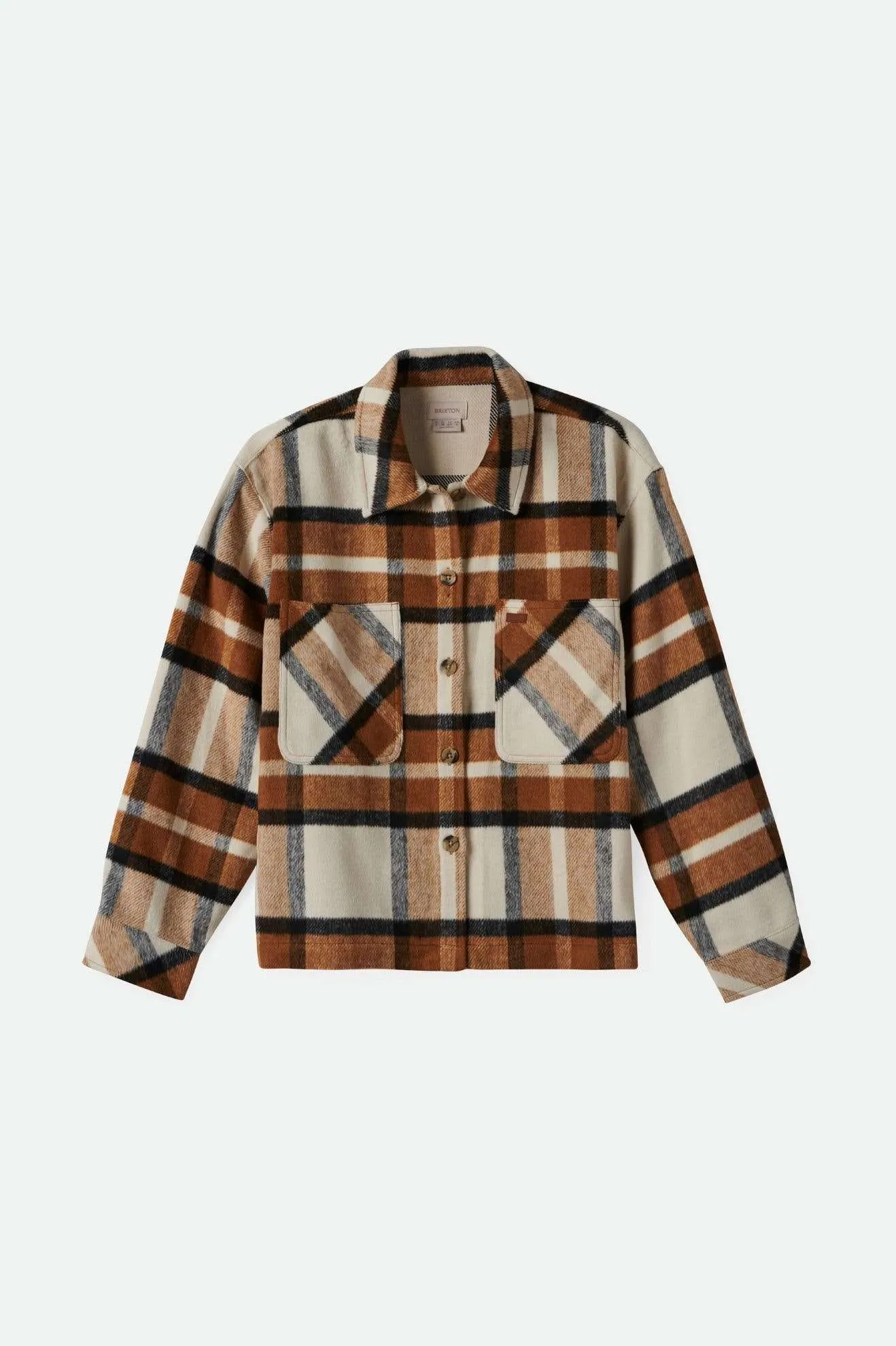 Brixton Women's Bowery Soft Brushed Flannel- Washed Copper (01433) sold by Railcar