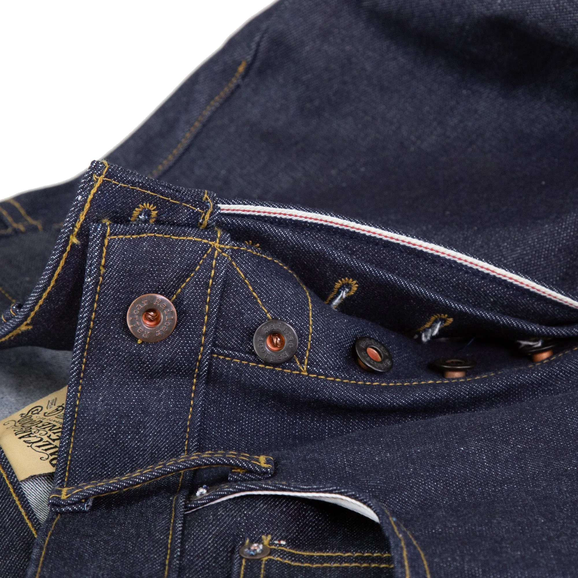 Rebels X110 Modern Straight Leg 13.5 Oz Classic Indigo Selvedge sold by Railcar product image thumbnail 5