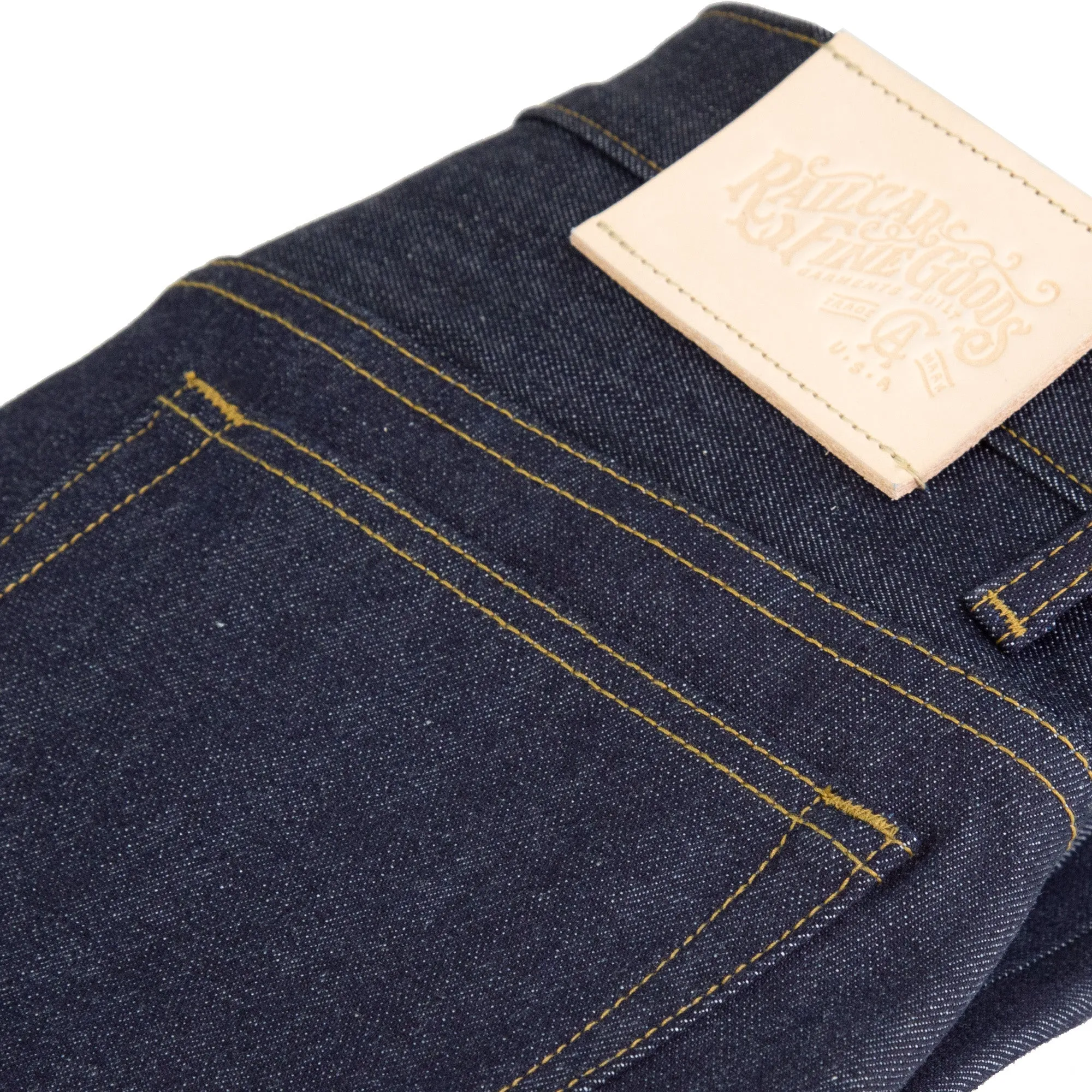 Rebels X110 Modern Straight Leg 13.5 Oz Classic Indigo Selvedge sold by Railcar product image thumbnail 3