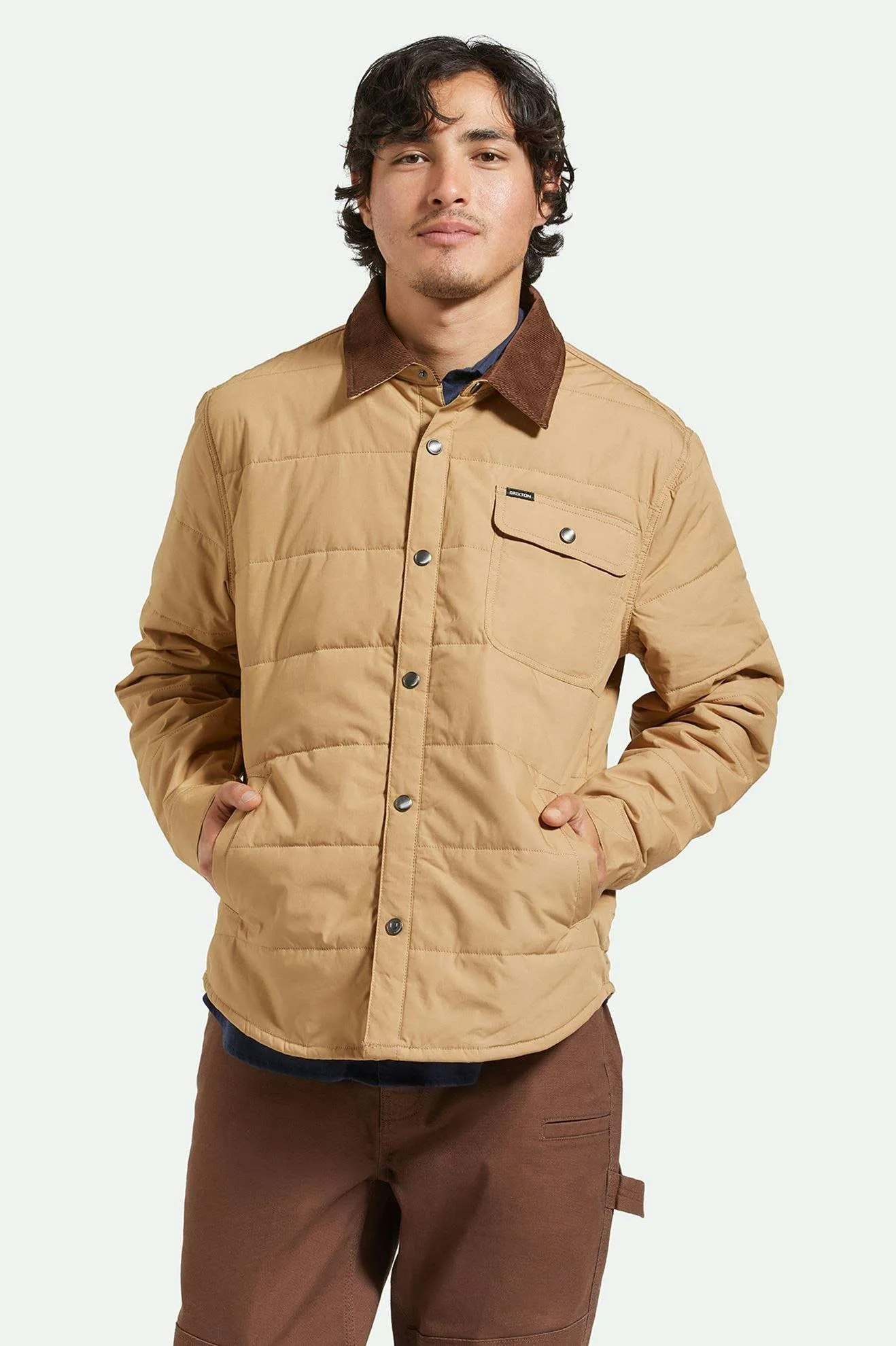 Brixton Men's Cass Jacket - Tigers Eye sold by Railcar product image thumbnail 2