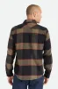 Brixton Men's Bowery L/S Flannel - Heather Grey/Charcoal sold by Railcar