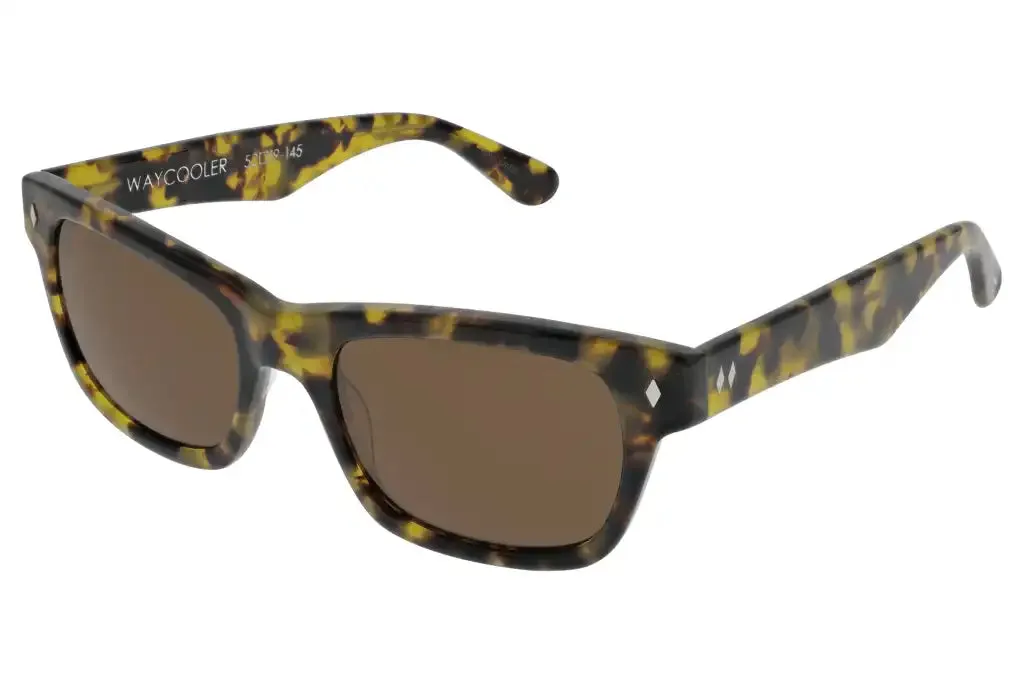 Tres Noir Waycooler (Blonde Tortoise - Brown Lens) sold by Railcar
