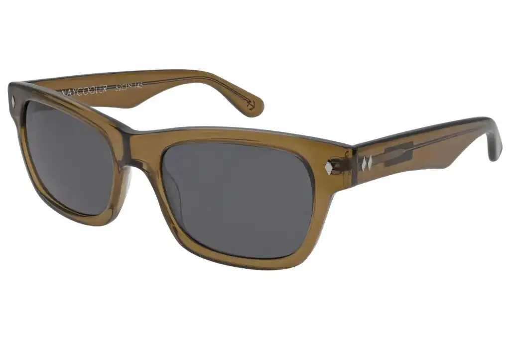 Tres Noir Waycooler (Transparent Brown - Smoke Lens) sold by Railcar