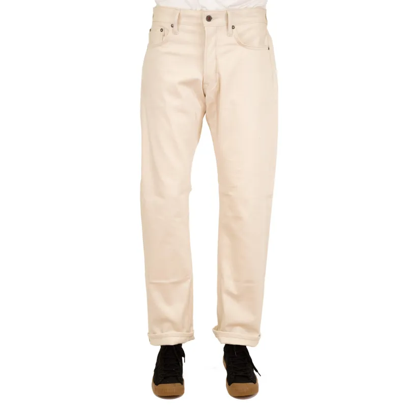 Rebels X105 Modern Straight Leg 12 Oz Ecru Natural Selvedge sold by Railcar