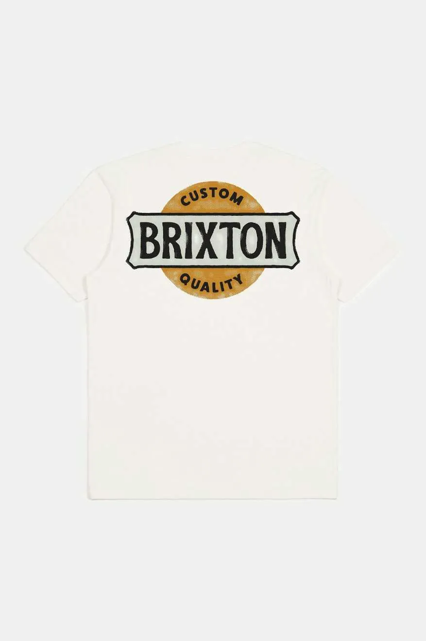 Brixton Men's Wendall S/S Tailored T-Shirt sold by Railcar