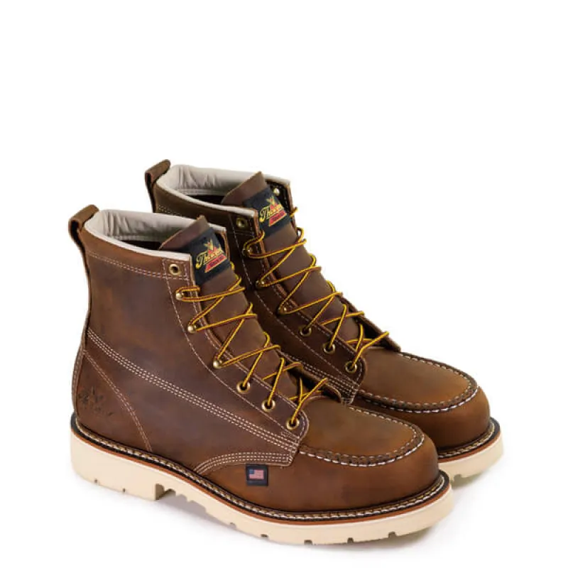 Thorogood American Heritage – 6″ Trail Crazy Horse Safety Toe – Moc Toe MAXWear 90™ (804-4375) sold by Railcar