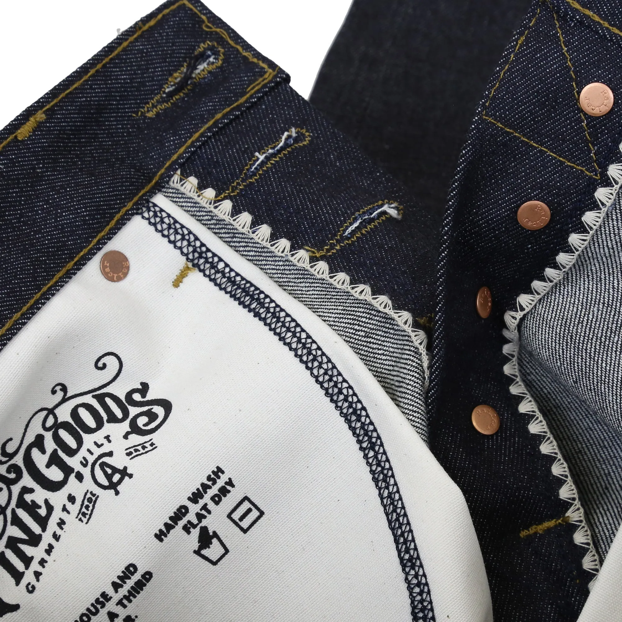 Rebels X099 Modern Straight Leg 12.75 Oz Dark Indigo Selvedge sold by Railcar product image thumbnail 3