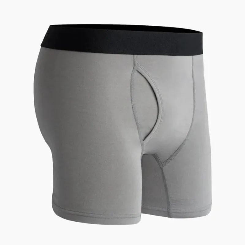 Richer Poorer Men's Lewis Modal Boxer Brief - Grey made by Richer Poorer