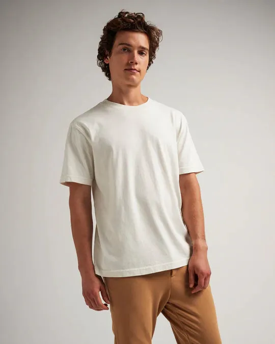 Richer Poorer Men's Relaxed S/S Tee - Bone sold by Railcar