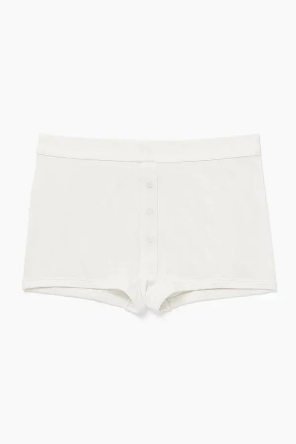 Richer Poorer Women's Cotton Modal Boxer Brief - Bone sold by Railcar