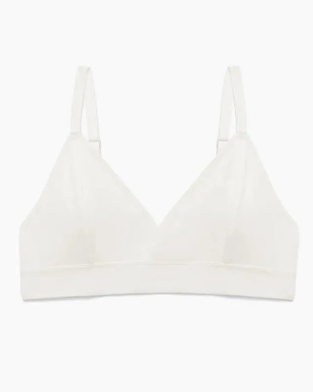 Richer Poorer Women's Cotton Modal Classic Bralette - Bone sold by Railcar