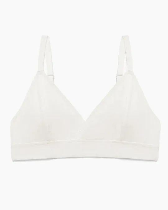 Richer Poorer Women's Cotton Modal Classic Bralette - Bone sold by Railcar