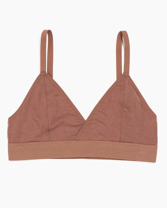 Richer Poorer Women's Cotton Modal Classic Bralette - Latte sold by Railcar