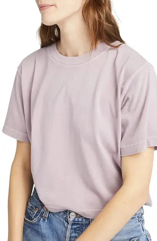 Richer Poorer Women's Relaxed Crop Tee - Amethyst Smoke sold by Railcar
