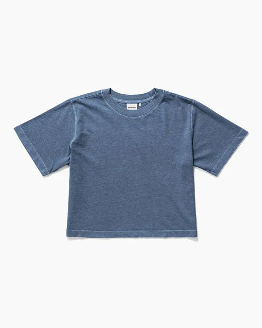 Richer Poorer Women's Relaxed Crop Tee - Moonlit Ocean sold by Railcar