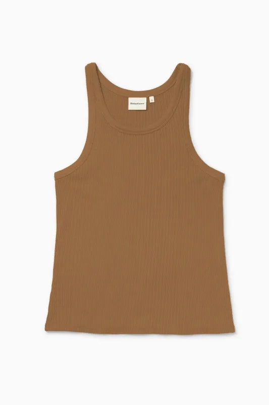 Richer Poorer Women's Vintage Rib Tank - Woodgrain sold by Railcar