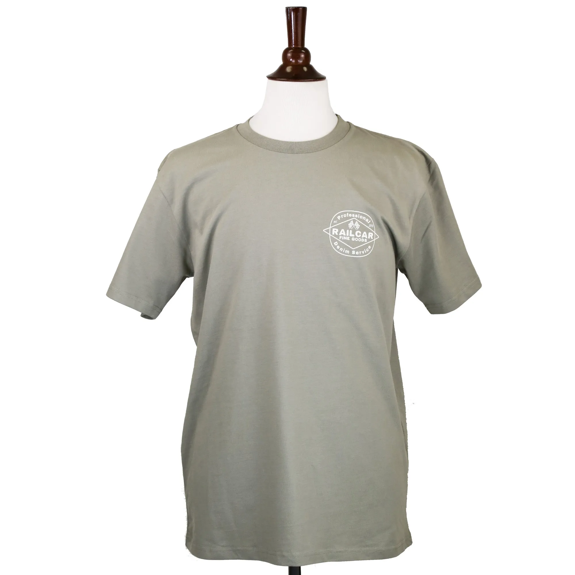 Professional Denim Service Sage Green Tee Shirt sold by Railcar product image thumbnail 2