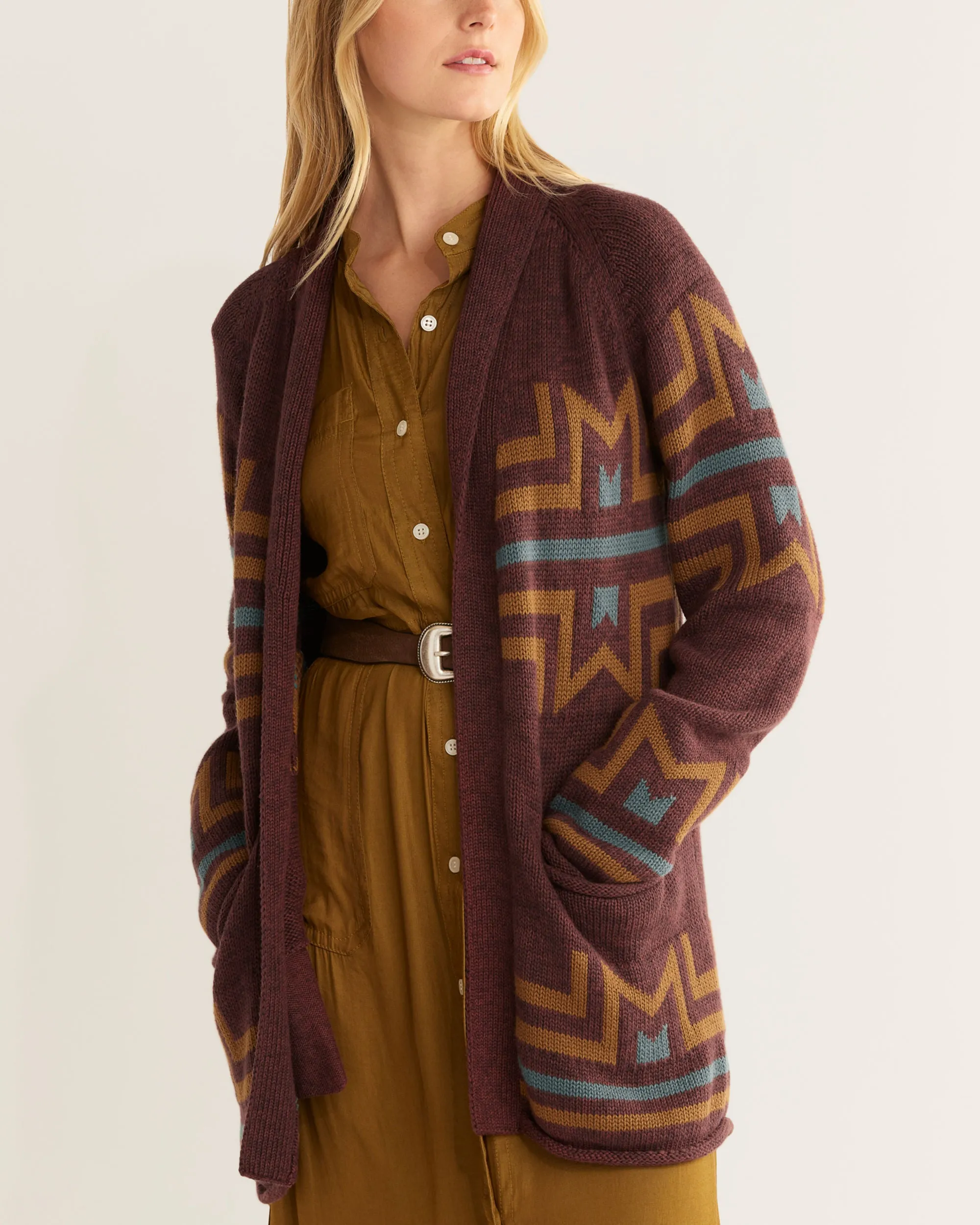 Pendleton Women's Rock Point Cotton Cardigan sold by Railcar product image thumbnail 2